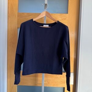Velvet by Graham & Spencer Dark Blue Knit Top